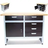 Apex 06255 Werkbank Werktisch 5 Schubladen Montagewerkbank Schubladenschrank