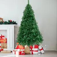FCH Weihnachtsbaum Kunstbaum Tannenbaum 180cm mit ca.650 Spitzen Dekobaum Weihnachtsdeko Grün