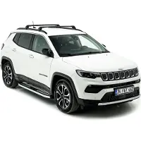 TURTLE DACHTRÄGER AIR-2 , Schwarz JEEP COMPASS MP/552 2017 - 2024 (SUV)