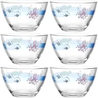 Leonardo Schüssel Bambini Avventura Meer 12 cm (Set von 6)