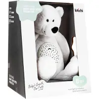 Ramiz 3-in-1 Teddybär-Beruhigungsspielzeug für Kinder ab 6 Monaten: Sensorisches Spielzeug + Projektor + Spieluhr + Kuscheltier