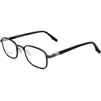 Safilo SAGOMA 01 50/21/145 Brille Matte dunkles Ruthenium Schwarz Metall HERREN SAGOMA 01