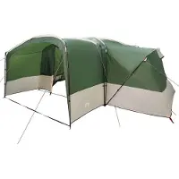 vidaXL Familienzelt für 12 Personen Grün und Weiß 760 x 645 x 230 cm