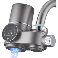 Homelody Wasserfilter für Wasserhahn,Leitungswasserfilter, Entfernt Chlor, Schwermetalle und Schlechten Geschmack,Wasser mit besserem