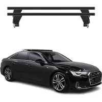 Menabo Dachträger Grundträger für Audi A6 C8 2018-2023 Querträger Schwarz
