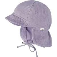 Maximo Schirmmütze Musselin, Nackenschutz, Bindeband, Unisex, UV-Schutz