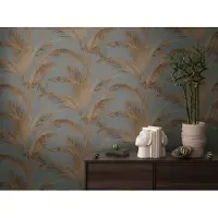 Living Walls Vliestapete "Michalsky 6 florale Tapete Mustertapete Pflanzen Blattmuster" matt strukturiert Vliestapete Natur für Schlafzimmer Küche Wohnzimmer Floral Design Flur