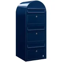 Bobi Briefkasten Trio 5003 Dunkelblau