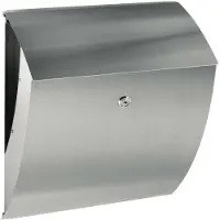 Albert Briefkasten Letter Design 42 cm grau