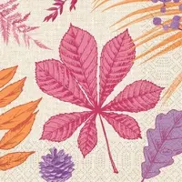 Duni Servietten 33x33 cm 3-lagig, Bright Autumn, Herbstdesign | Packung (250 Stück)