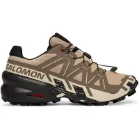 Salomon - Traillaufschuhe - Speedcross 6 M Natural/Black für Herren - Größe 42 2/3 - Braun