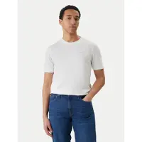 Bugatti T-Shirt "Basic Essential", Herren, Gr. XL, weiß (10, weiß), 100% Baumwolle, unifarben, normal, Rundhals, gerader Abschluss, Shirts T-Shirt, aus reiner Baumwolle
