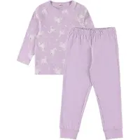 Name it Schlafanzug "NMFNIGHTSET PASTEL LILAC HORSE NOOS" Set, 2 tlg. mit tollem Pferde-Alloverprint im Oberteil