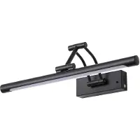 Searchlight Wandlampe Herron, dimmbar, schwarz, für Wohn- / Esszimmer, Metall, Modern, Wandleuchte, Wandlampe Innen