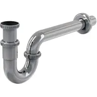 Ravak U-Rohr-Waschtischsiphon, Chrom