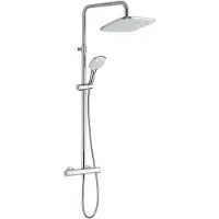 Novaservis Metalia 58 - Brauseset mit Thermostat, verchromt SET071/TER,0