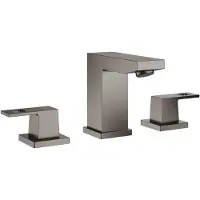 GROHE 3-Loch-Waschtischbatterie EUROCUBE 1/2Zoll hard graphite gebürstet