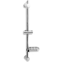Novaservis Duschstange mit Duschhalter Chrom RAIL601,0