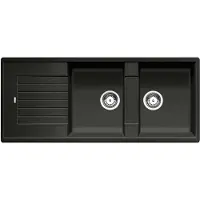 BLANCO Spüle ZIA 8S 116 x 50 cm schwarz 526027