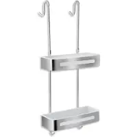 Novaservis STAINLESS S HANGING DOUBLE SHELF 65575.4