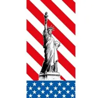 Duni GmbH Zellstoff Servietten 40x40 cm 2-lagig 1/8-Falz USA | Packung (300 Servietten)