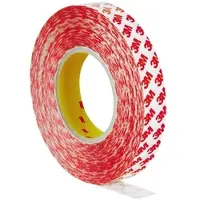 3M Doppelseitiges Klebeband mit Polyester-Träger GPT-020F, Transparent, 100 mm x 50 m, 0,202 mm