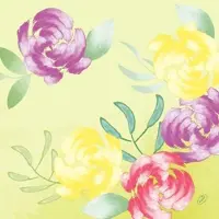 Duni Servietten 40x40 cm 4-lagig Klassik Soft Tropics Papierservietten | Packung (50 Stück)