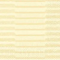 Duni GmbH Zellt.-Servietten 33x33 cm, 3-lagig, cream | Packung (50 Servietten)