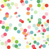 Duni Zellt.-Serv.33 3lg 1/4 - Happy Bubbles | Packung (250 Servietten)