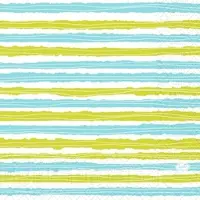 Duni Zellt.-Servietten 33x33 cm, 3-lagig, Elise Streifen | Packung (50 Servietten)