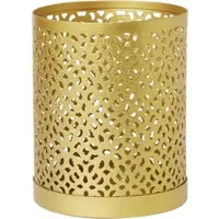Multi Lysestage Bliss ?80x100 mm Metal Guld,4 pk x 1 stk/krt