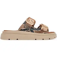 Tamaris Damen Heeled Mules Leder, beige, 40 EU