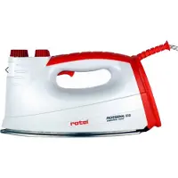 Rotel Professional Extra Dampfbügeleisen Rot Edelstahlsohle 5bar 800W