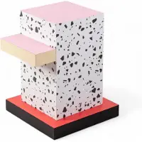 Seletti Superside-Beistelltisch Terrazzo-Beistelltisch