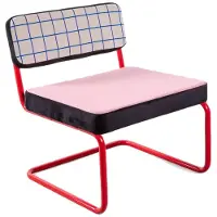 Seletti Superlounge-Sessel, blauer Gitterstuhl