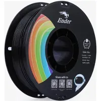 Creality PLA+ Filament Black, 3D-Filament (schwarz, 1 kg, 1,75 mm, auf Rolle)
