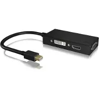 Raidsonic ICY BOX 3-in-1 Mini DisplayPort zu HDMI, DVI-D und VGA Grafikadapter