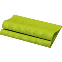 Duni Elegance Serviette 40x40 cm, Lily Kiwi - Hochwertige Tischdekoration | Packung (40 Servietten)