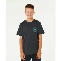 Rip Curl RipCurl Stapler Tee - BOY washed black (8264) 8