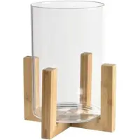 Duni Laterne aus Glas, 15x15 cm, ESME - Dekorative Tischlaterne | Packung (1 Stück)