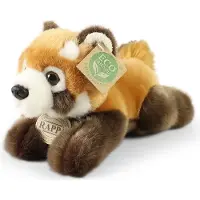 Rappa Roter Plüschpanda, 22 cm, umweltfreundlich