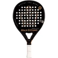 Black Crown Piton Padelschläger Schwarz Herren Schwarz One Size