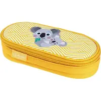 Herlitz 50038947, Weiches Federmäppchen, Polyester, Gelb, Abbildung, Reißverschluss, Kind
