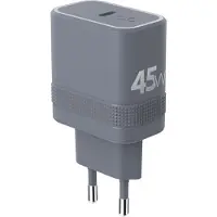 Force Power , 45W USB-C UltraGaN Cube Ladegerät universell, Grau