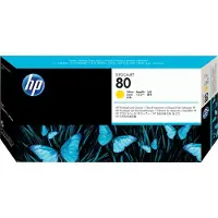 HP 80 Gelb DesignJet Druckkopf und Druckkopfreiniger, Designjet 1000 Serie, Thermal Inkjet, Gelb, C4823A, Vereinigte Staaten, Singapur, 264 mm