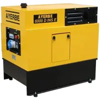 MAESTRO FERRETERO Dieselgenerator 6000 D Yanmar schallgedämmt MN mit Elektrostart