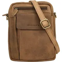 Harold's Umhängetasche Antic Herren, Damen cognac