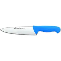 Arcos Kochmesser Farbe - Prof 292123 Edelstahl Nitrum und mango ergonomische blaue Polypropylenklinge und 20 cm Klinge, Vitrine