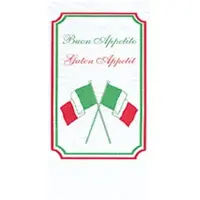 Duni GmbH Zellteller 40x40 mm, 2-lagig - Buon Appetito Design | Packung (300 Servietten)
