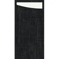Duni GmbH SACCHETTO Bio D-Soft schwarz/weiss